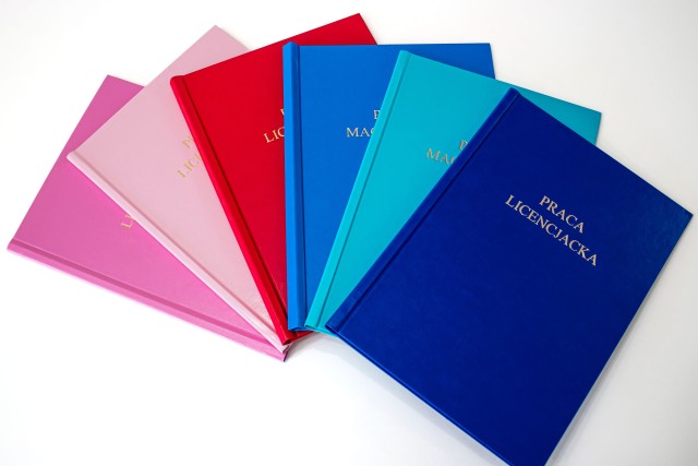 Nowe kolory Opraw Twardych Prac Dyplomowych